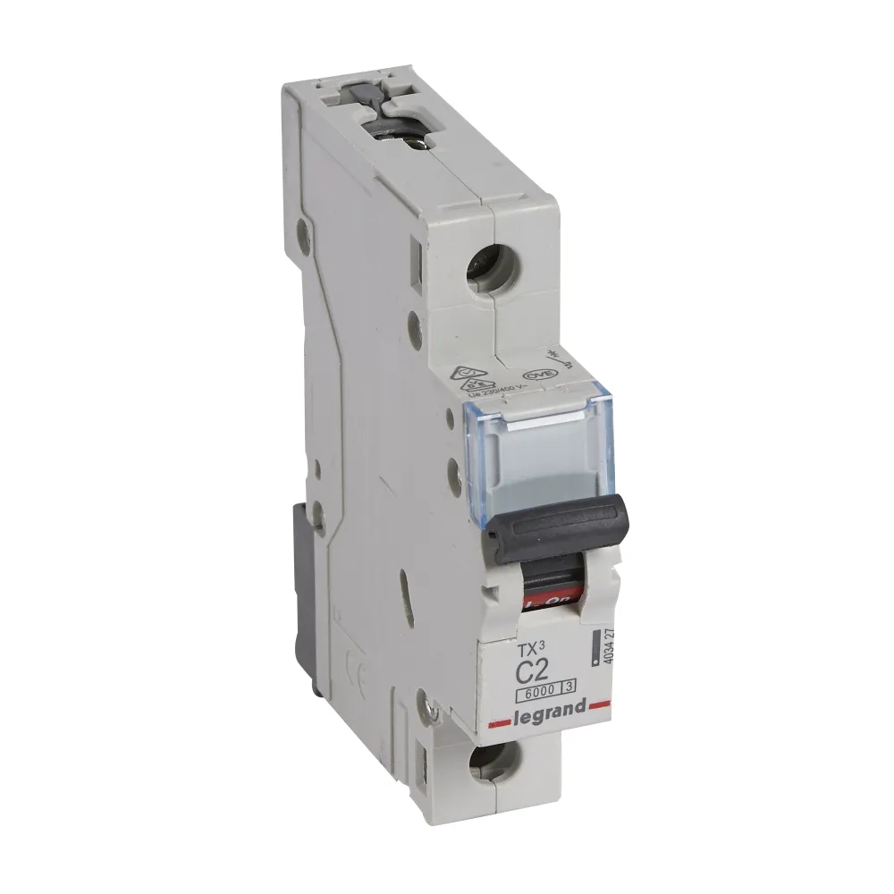 S301 TX3 Circuit Breaker C 2A 1P 1M 6KA