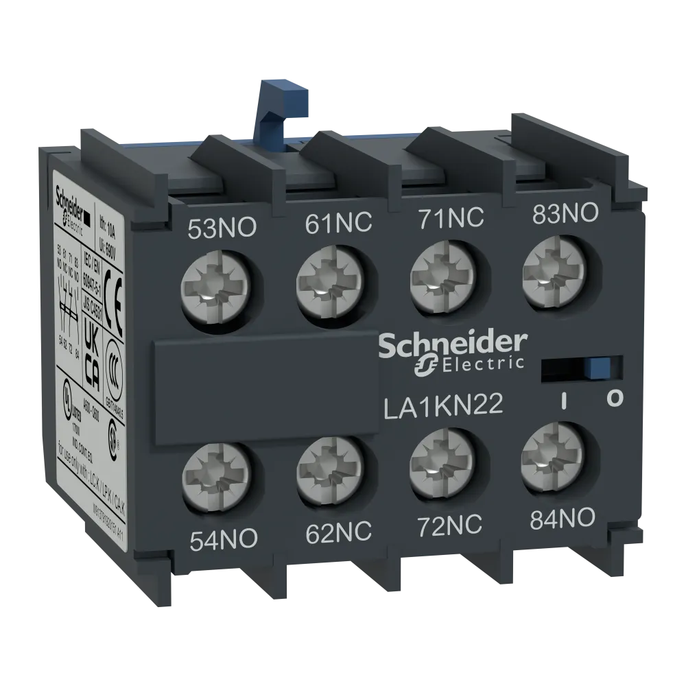 Blok styków pomocniczych TeSys K 4NO - Schneider Electric