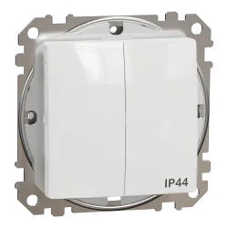 SEDNA DESIGN MODUŁ BIAŁY ŁĄCZNIK SERYJNY IP44