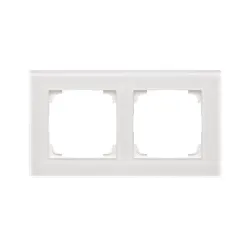 SIMON 55 Nature White Frame 2x Frosted Glass