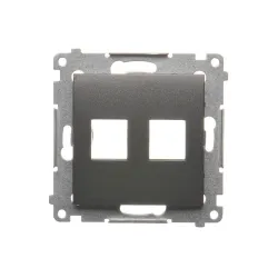 SIMON 54 MODULE ANTHRACITE - SOCKET PLATE