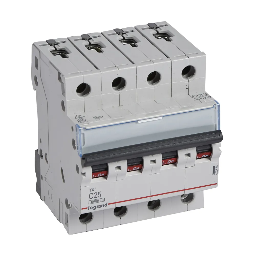 S304 TX3 Circuit Breaker 25A 4P 4M 6KA