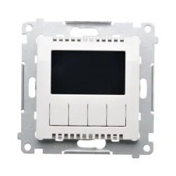 White Programmable Thermostat with Display