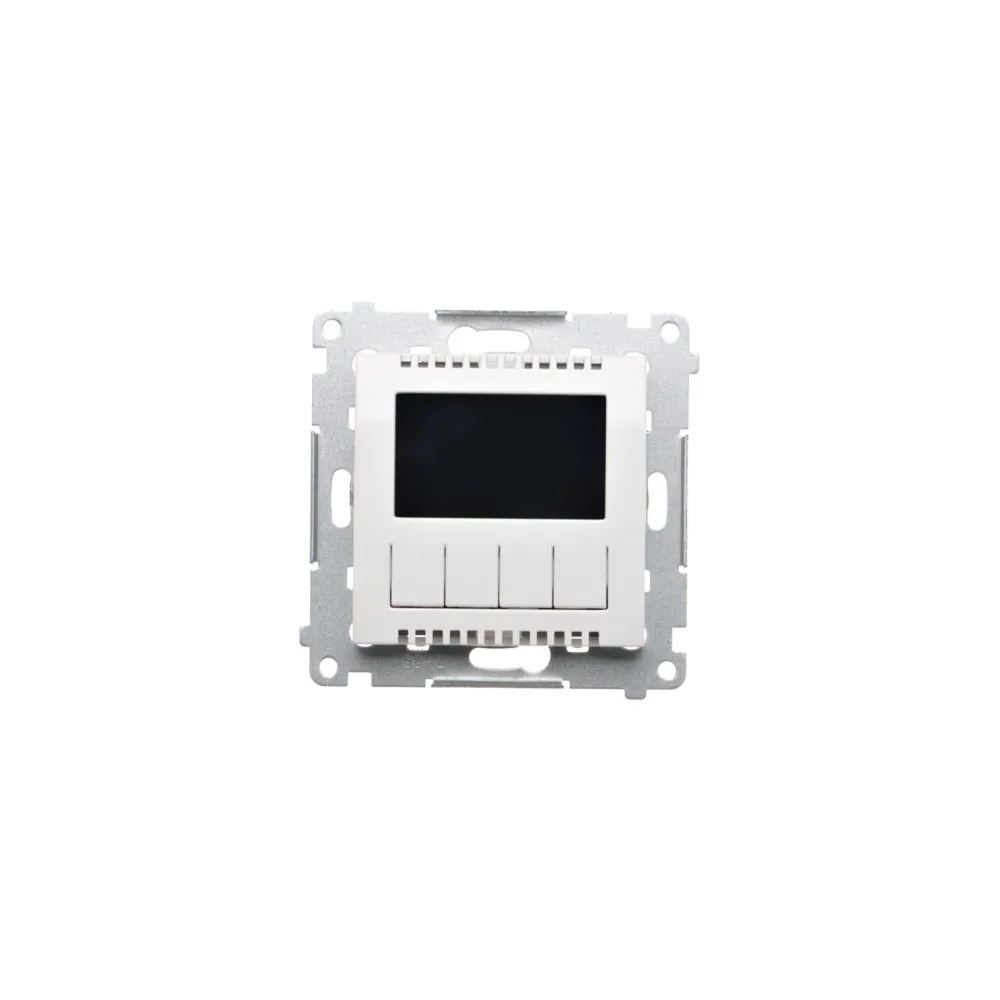 White Programmable Thermostat with Display