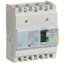 DPX3 160 Circuit Breaker - 125A 4P 16KA 400V AC