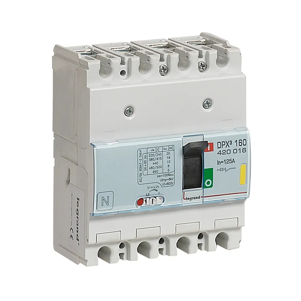 DPX3 160 Circuit Breaker - 125A 4P 16KA 400V AC