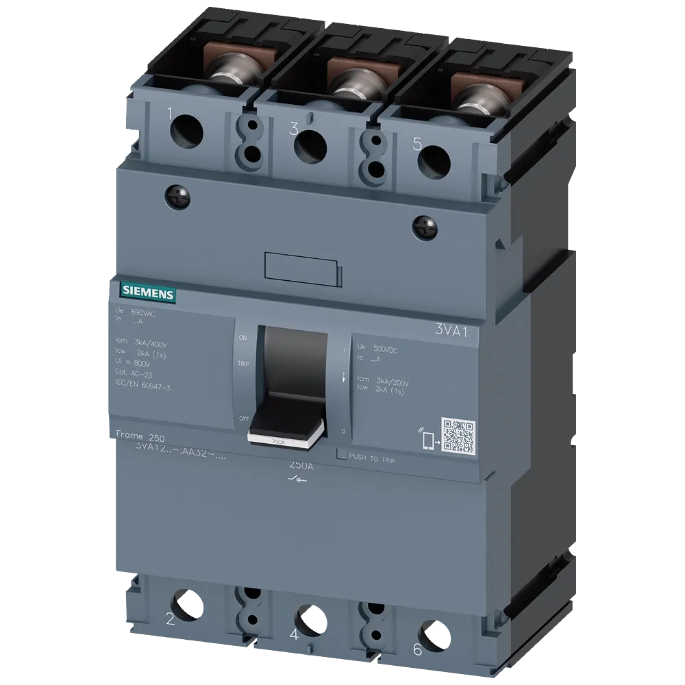 Rozłącznik mocy 3VA1 250A - 3P 690V AC SD100