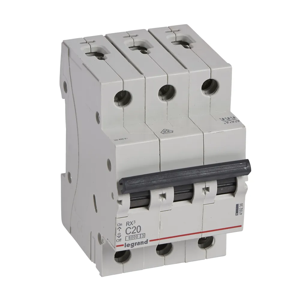RX3 Circuit Breaker C 20A 3P 3M 6KA