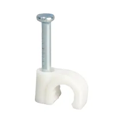 FLOP-6 Cable Clamps - White OMY 2x1.5