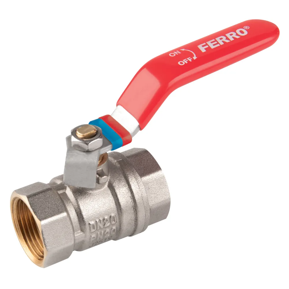 Kurek kulowy nakrętno-nakrętny F-Comfort 3/4"