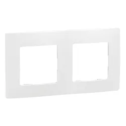 NILOE WHITE FRAME 2X - Elegant Double Frame