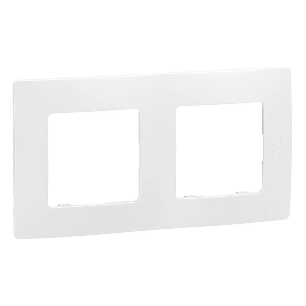 NILOE WHITE FRAME 2X - Elegant Double Frame