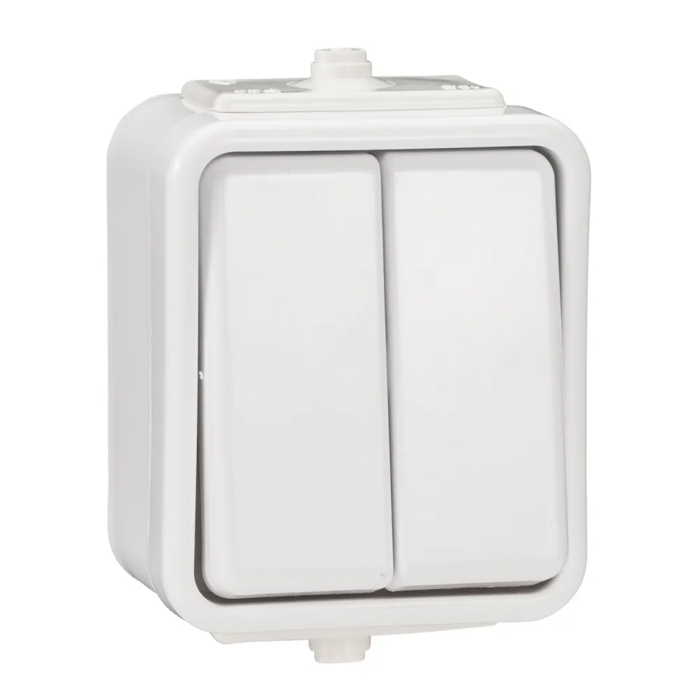 Schneider Electric Cedar candle connector, white