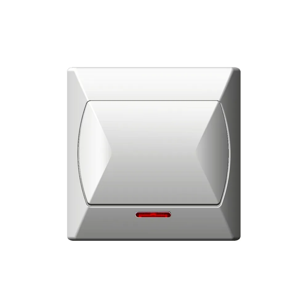 1-pole illuminated switch 10AX 250V - Akcent