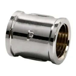 Mufa mosiężna 1/2" chromowana