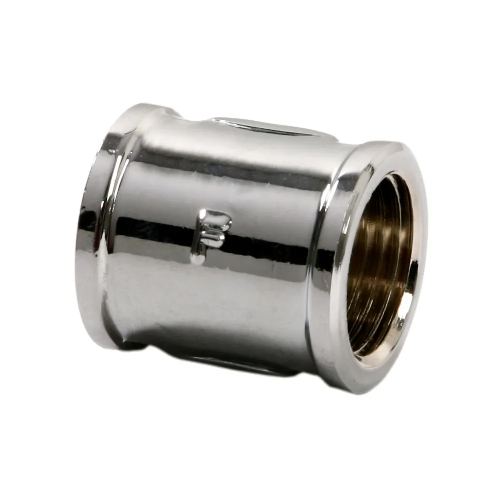 Mufa mosiężna 1/2" chromowana