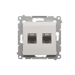 SIMON 54 computer socket - white module