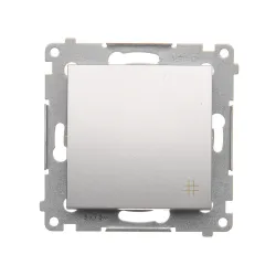 SIMON 54 cross connector matte silver