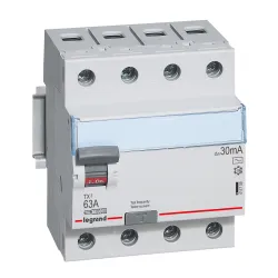P304 TX3 63A Residual Current Circuit Breaker - Electrical Safety