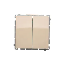 Moduł Beżowy Simon Basic - łącznik seryjny 10AX 250V