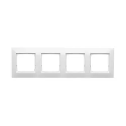 SIMON 54 PREMIUM 4-gang frame WHITE