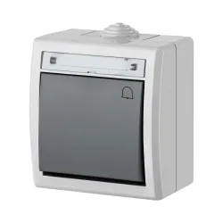 AQUANT 2K Szary Przycisk "Dzwonek" IP55