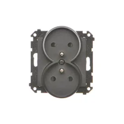 Simon 55 socket module matte black