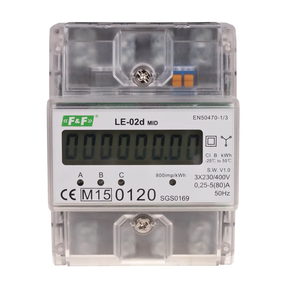 LE-02D Cyfrowy licznik energii 3F