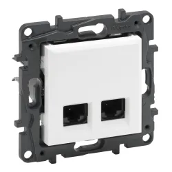 NILOE STEP White Computer Socket