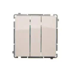 Simon Basic Module White Switch 3x