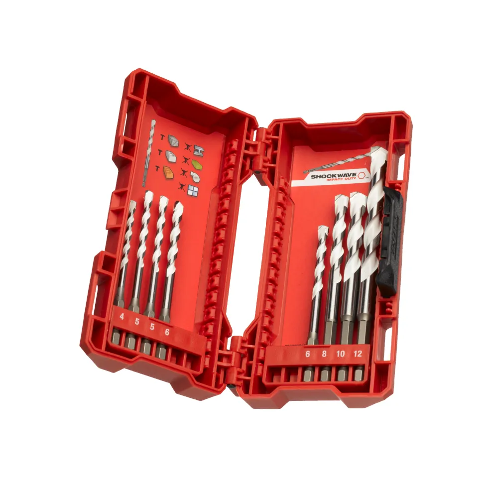 HEX 8-piece impact drill bit set