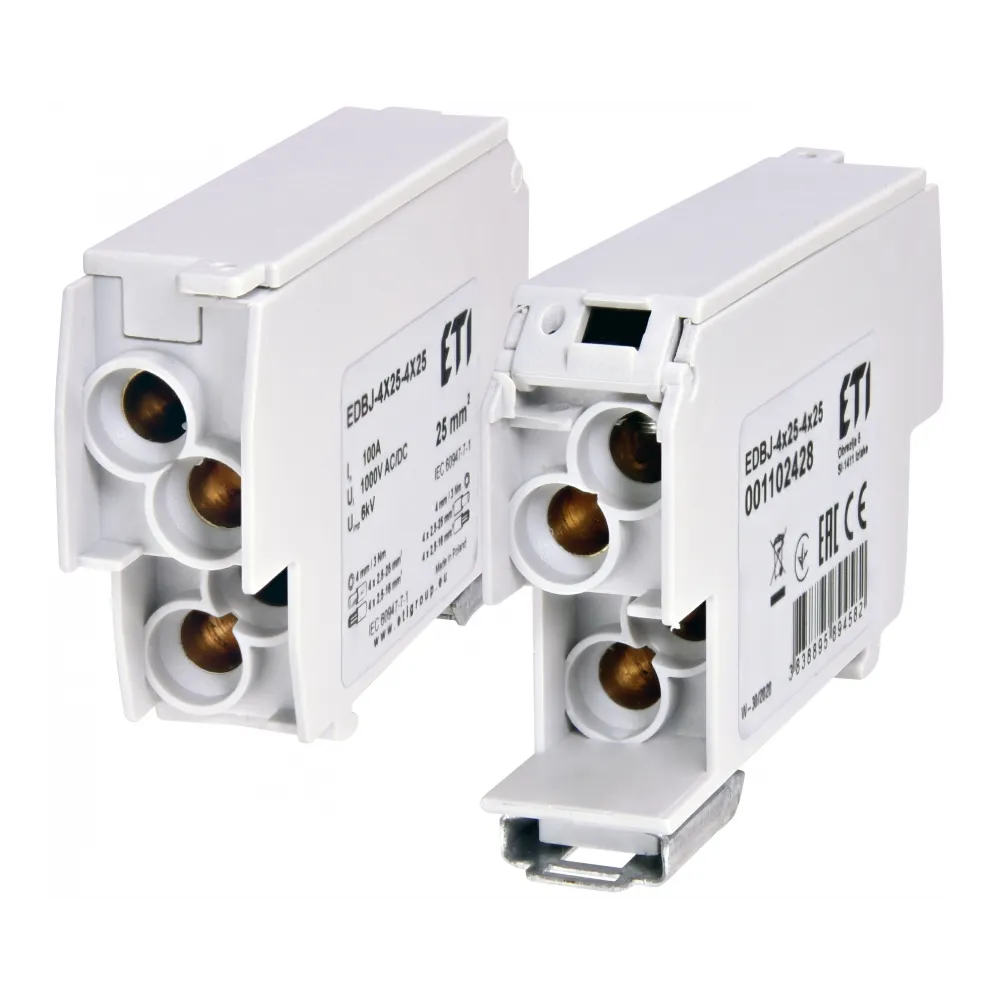 EDBJ-4X25-4X25 gray distribution block