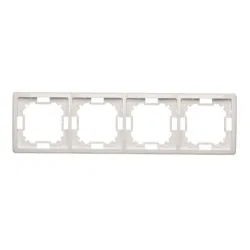 Simon Basic Standard White Frame 4X