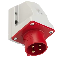 Power plug receiver 16/4 IP44 400V