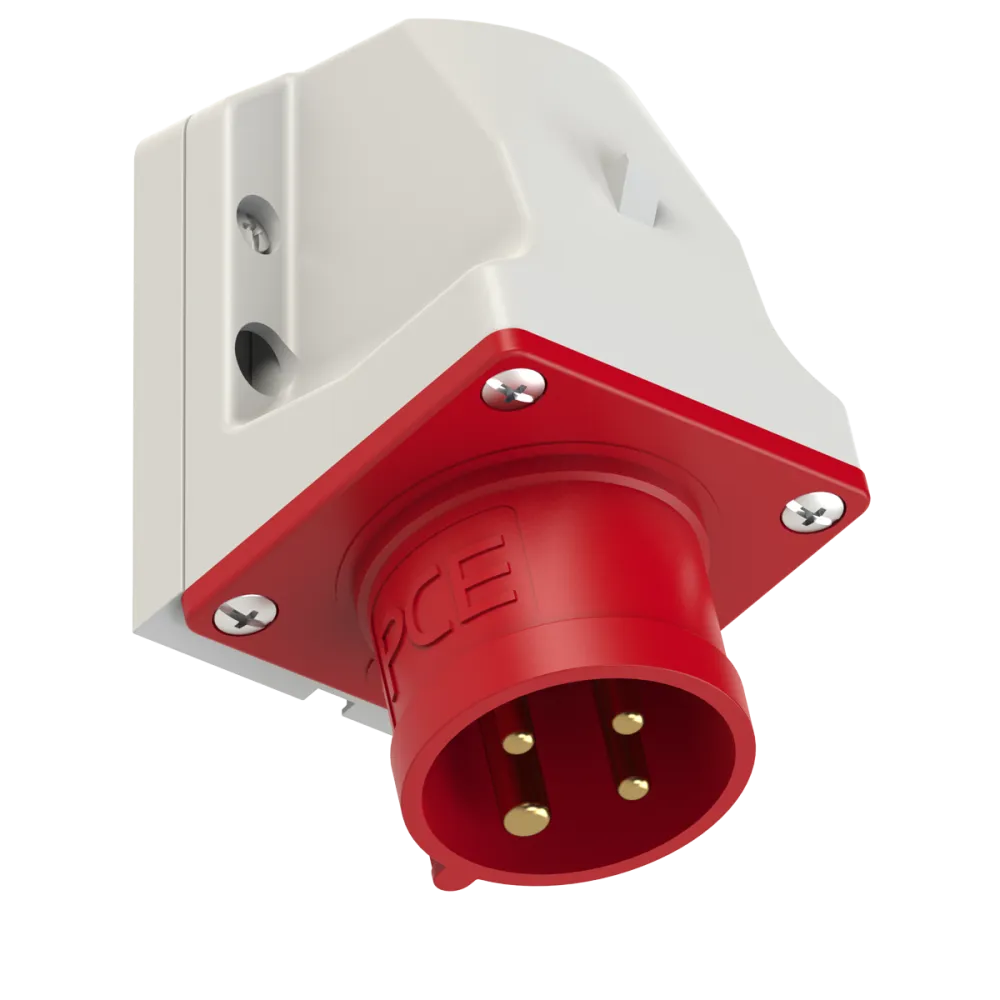 Power plug receiver 16/4 IP44 400V