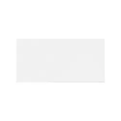 SIMON 100 Module White Matte Blind Cover 1/2