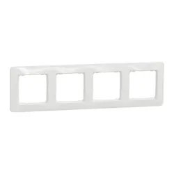 Schneider Electric Sedna Design 4-gang white frame