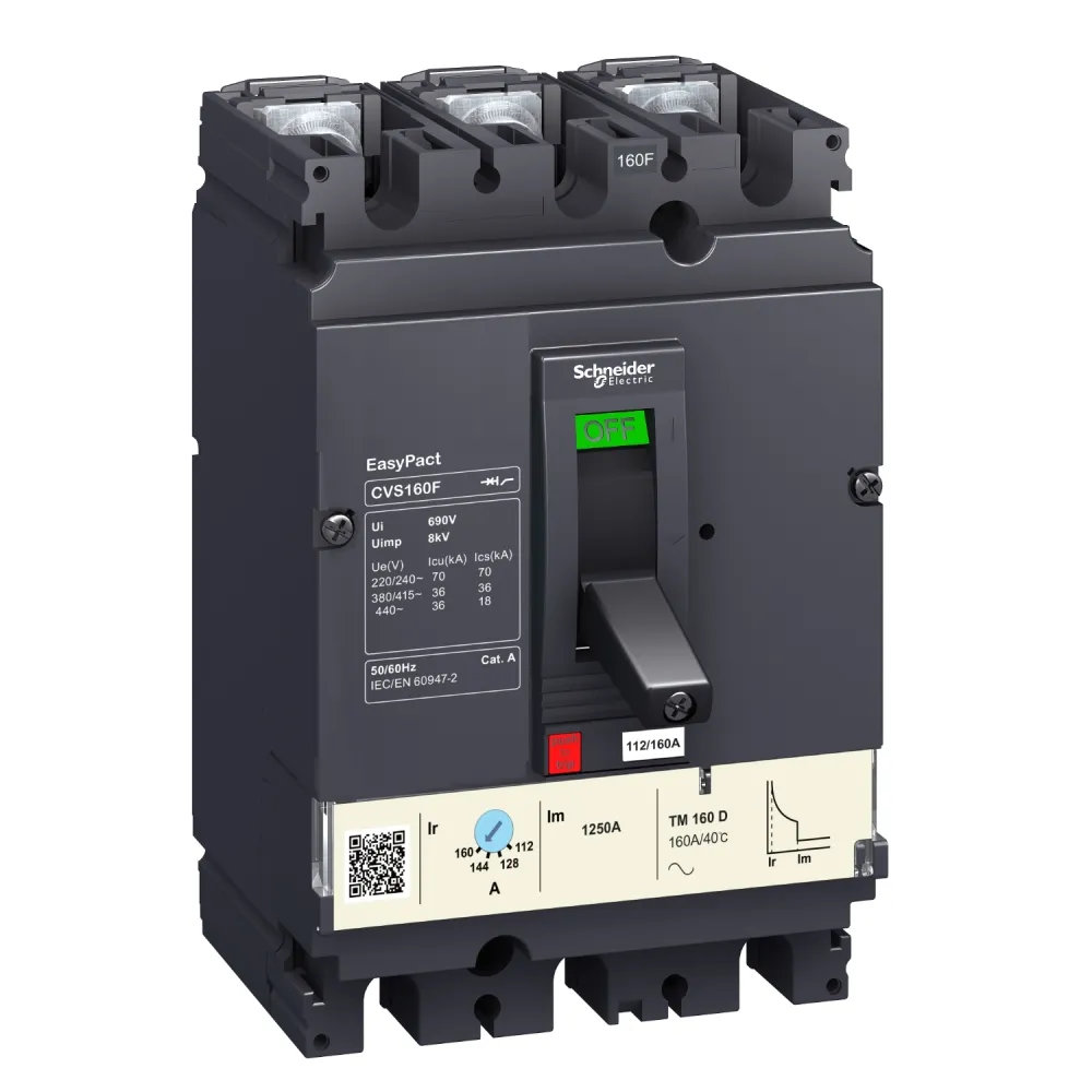Schneider Electric EasyPact CVS160F TMD 160A 3P 3D