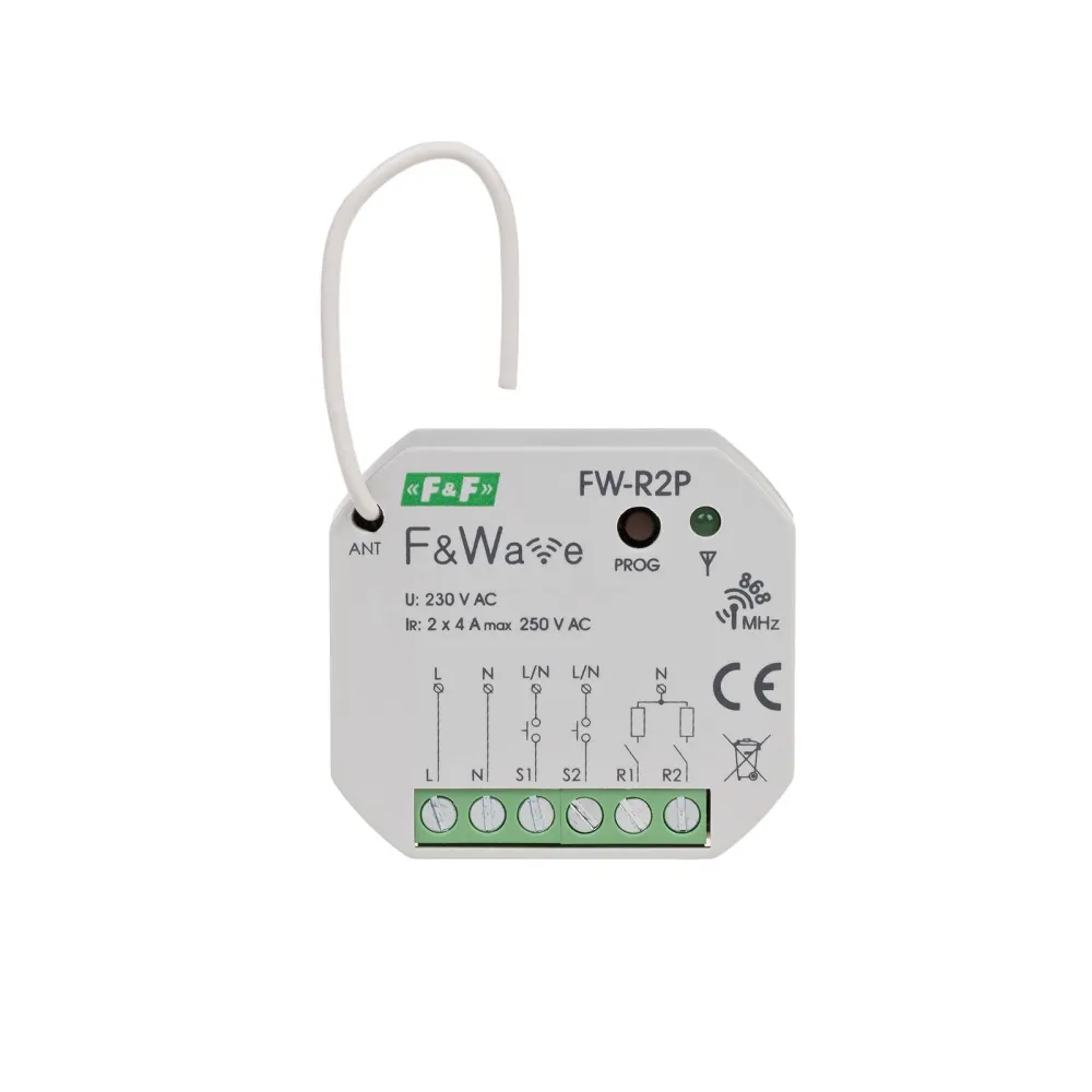 FW-R2P Wireless Double Bistable Relay