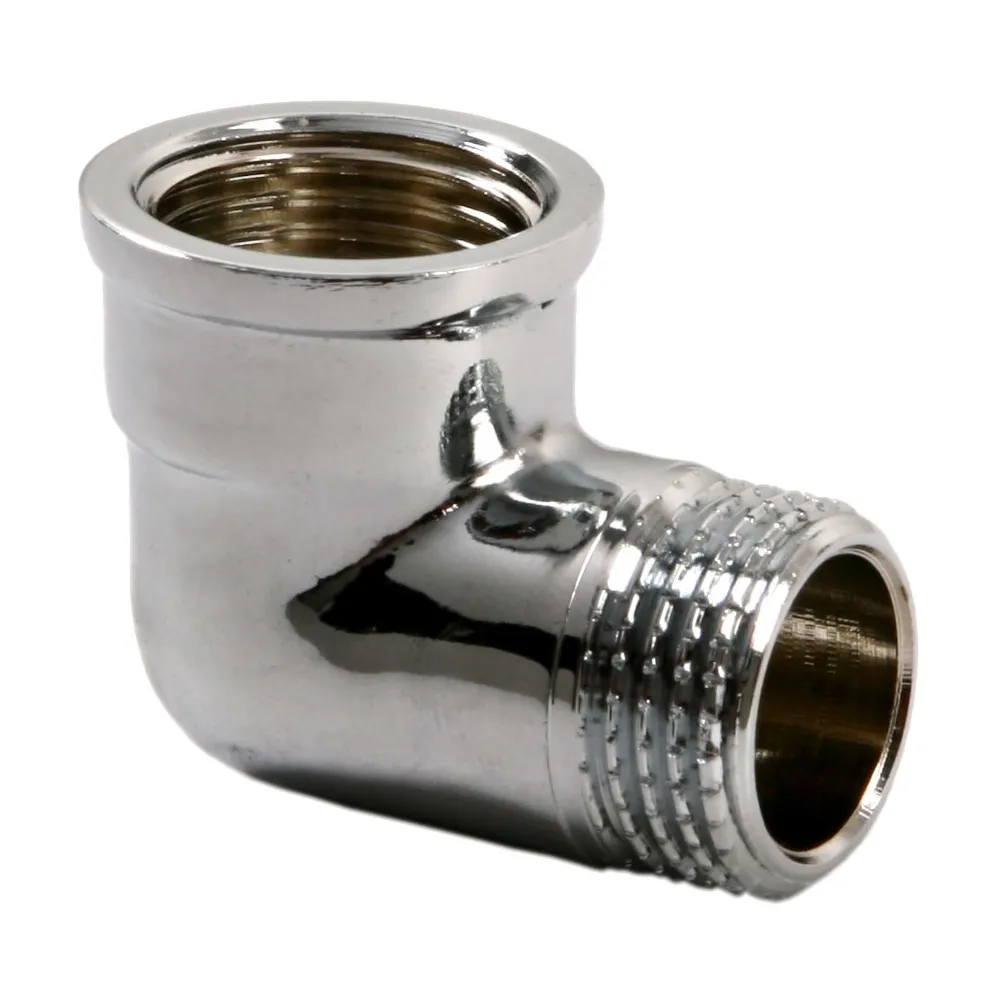 Kolanko mosiężne 1/2" chrom