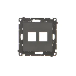 Simon 55 Module Matte Black Plate