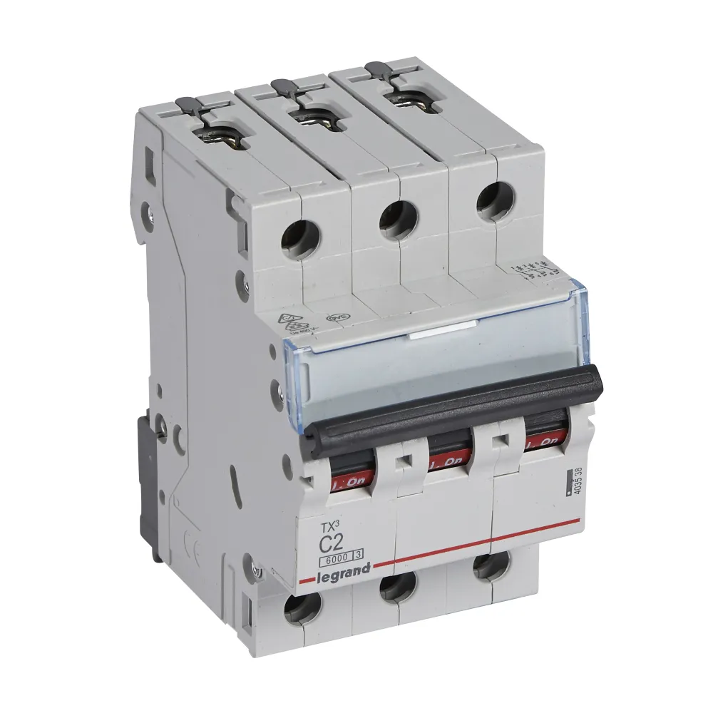 S303 TX3 Overcurrent Circuit Breaker 2A 3P 6kA