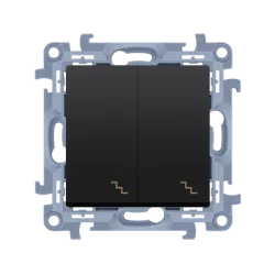 Simon 10 Module Black Matte Connector