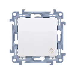 Simon 10 Module White Button 10AX 250V