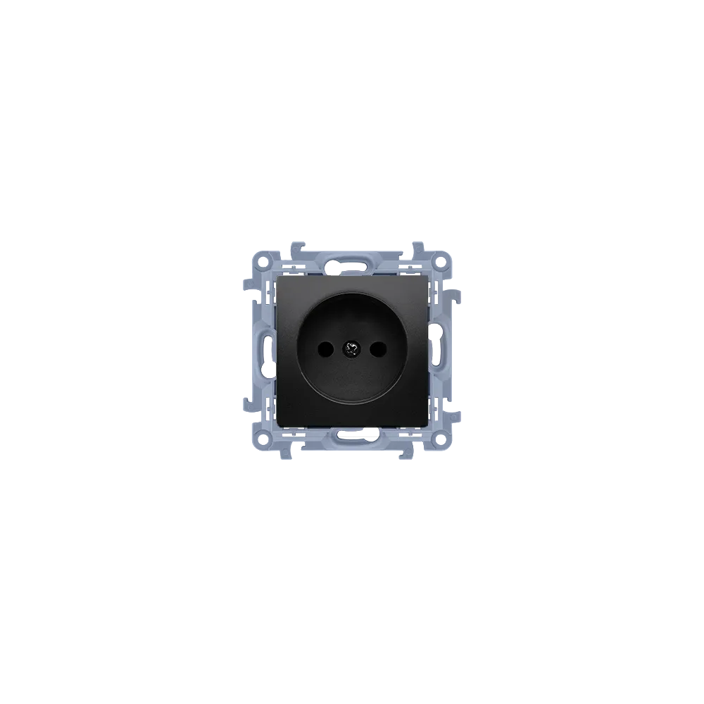 SIMON 10 module black matte socket
