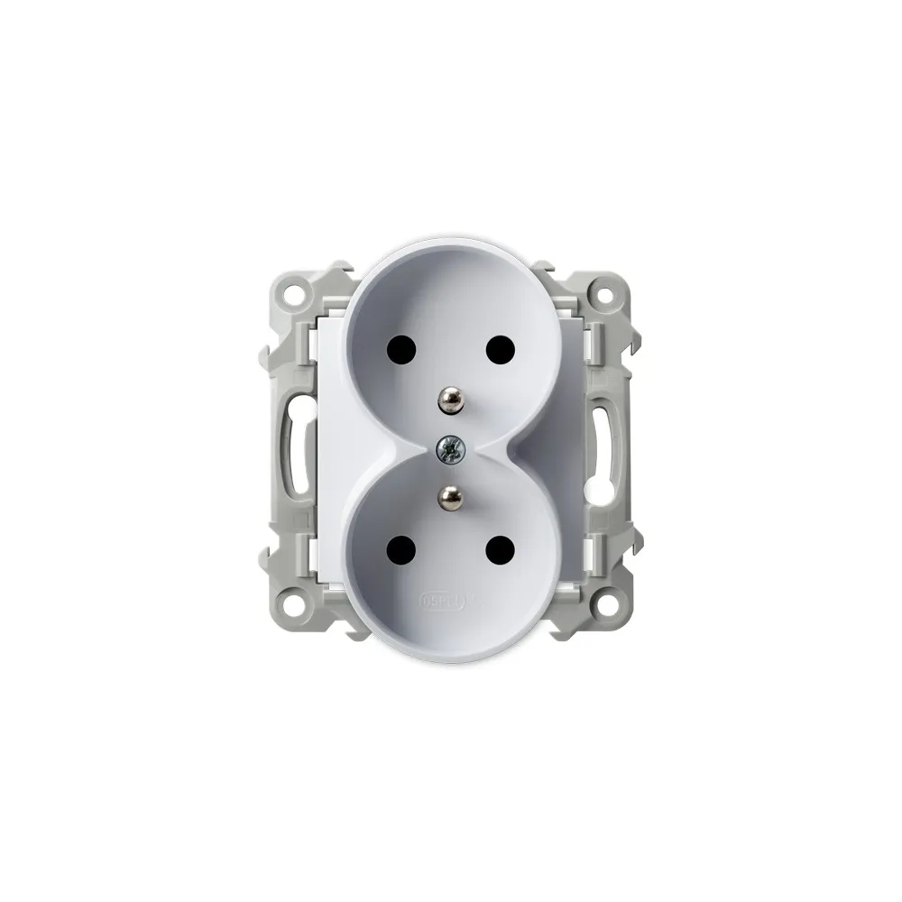 Szafir White Module Socket 2x USB