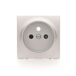 Simon 54 Matte Silver Module – Socket Plate