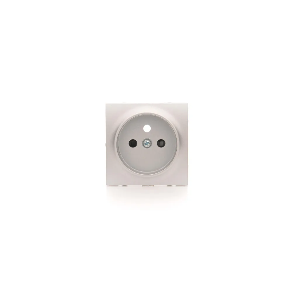 Simon 54 Matte Silver Module – Socket Plate