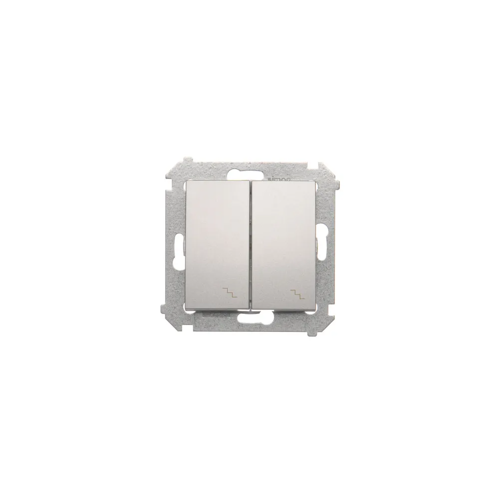 SIMON 54 Matte Silver Module Universal Switch