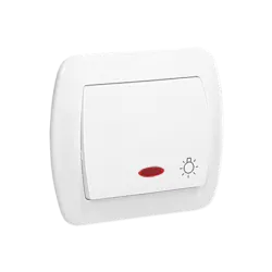 Simon Akord White "Light" Button